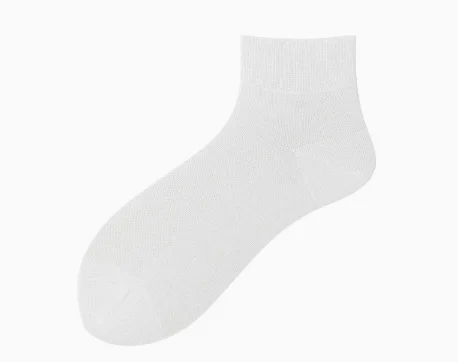 Mens Short Spring Summer Mesh Breathable Seamless Pure Cotton Socks — image 13