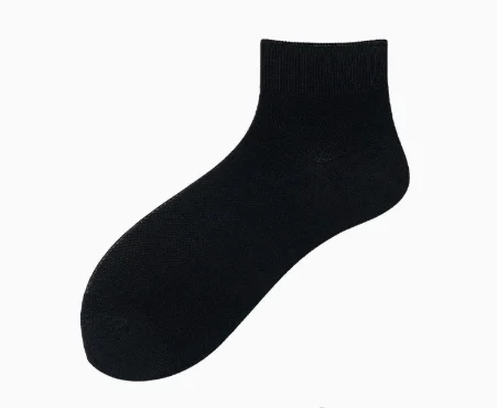 Mens Short Spring Summer Mesh Breathable Seamless Pure Cotton Socks — image 8