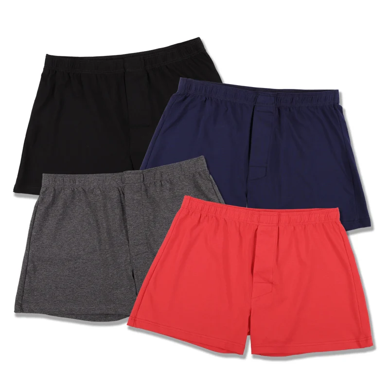 Mens Solid-color Boxer Briefs Soft And Breathable — image 3