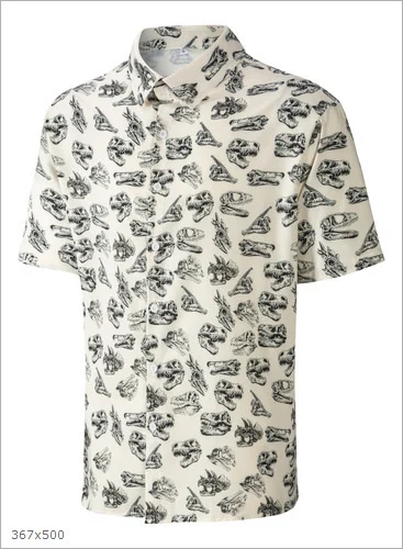 Mens Sporty 3d-printed Casual Shirt — image 11