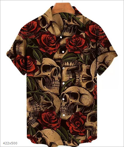 Mens Sporty 3d-printed Casual Shirt — image 14