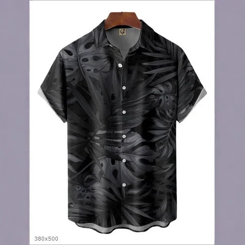 Mens Sporty 3d-printed Casual Shirt — image 8