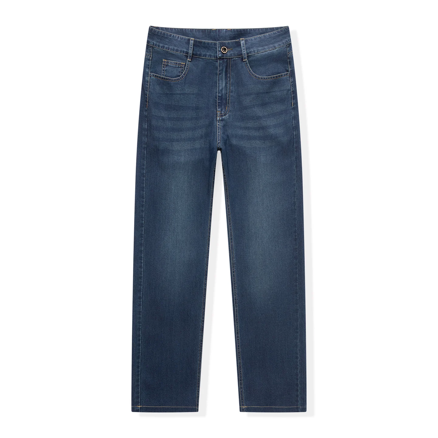 Mens Straight-leg Loose-fit Stretch Wrinkle-resistant Trousers — image 9