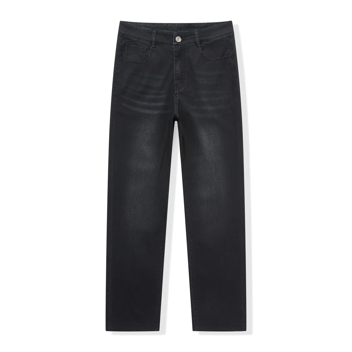 Mens Straight-leg Loose-fit Stretch Wrinkle-resistant Trousers — image 6
