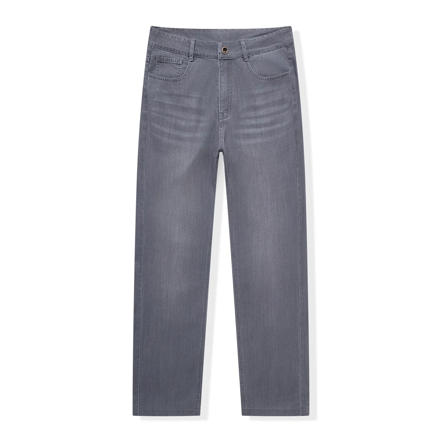 Mens Straight-leg Loose-fit Stretch Wrinkle-resistant Trousers — image 10