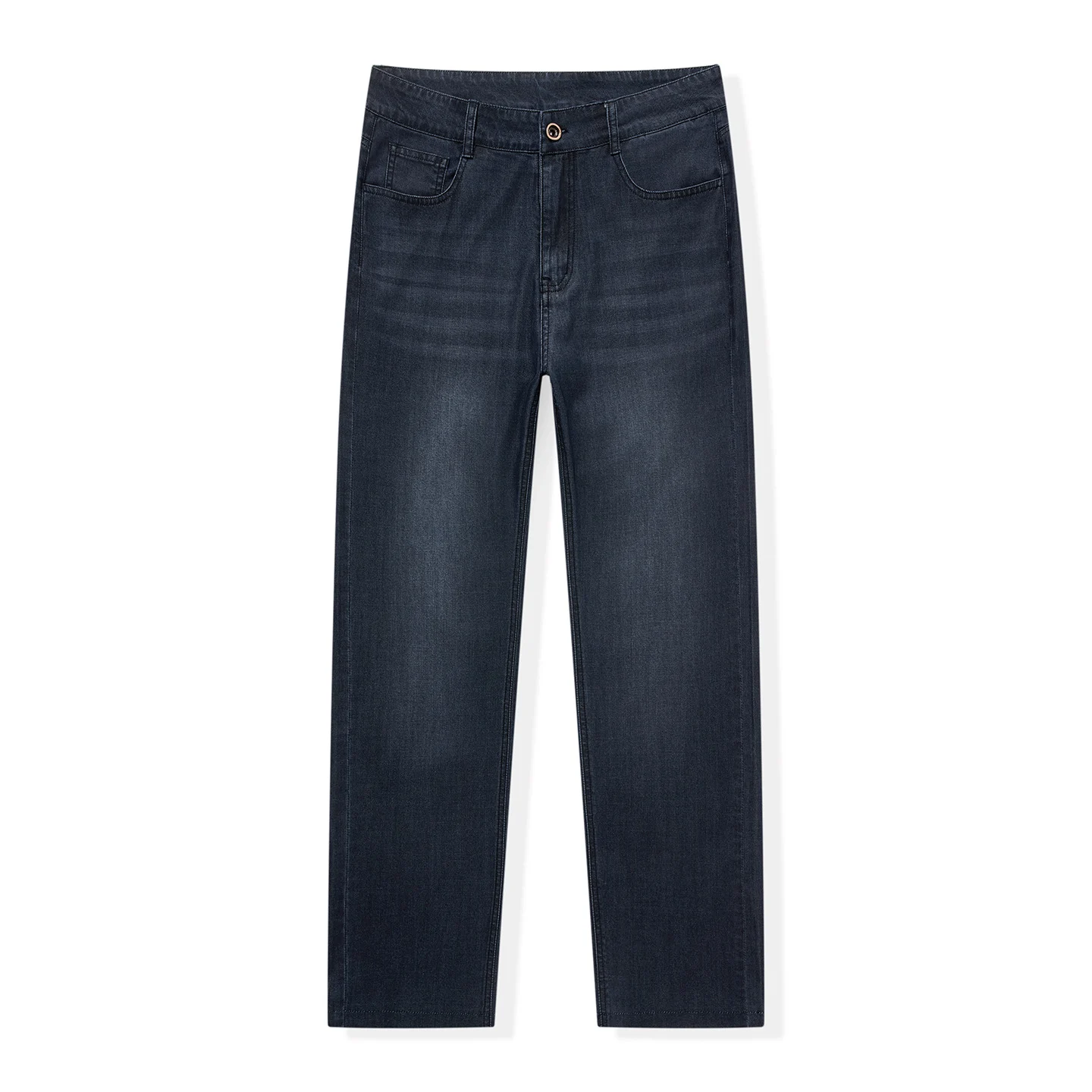 Mens Straight-leg Loose-fit Stretch Wrinkle-resistant Trousers — image 2