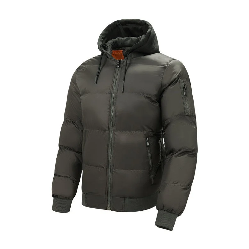 Mens Stylish Cotton-padded Coat For Outdoor Wear Winter Thickened Version — image 4