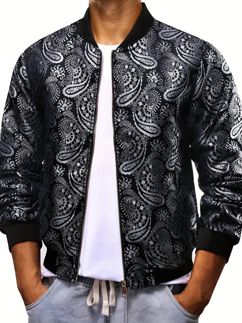 Mens Stylish Jacket With A Stand-up Collar — image 9
