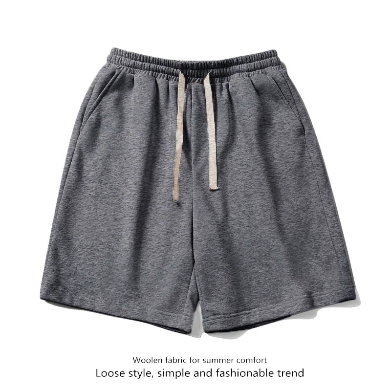 Mens Summer Plus-size Straight-leg Black Loose-fit Casual Knit — image 3
