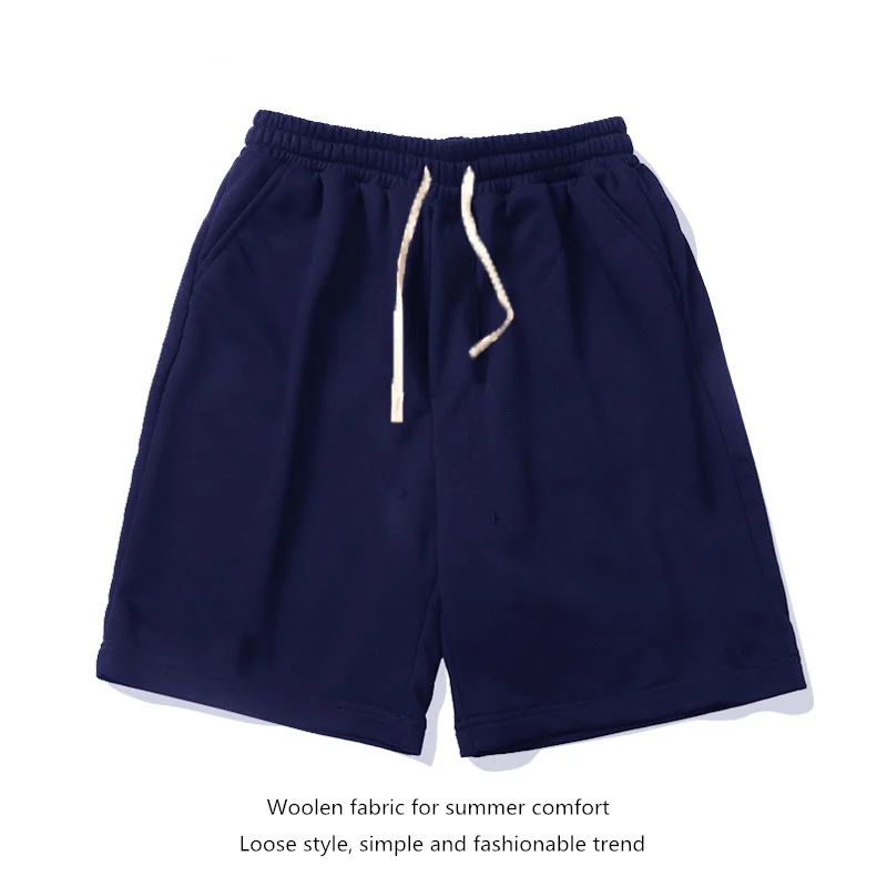 Mens Summer Plus-size Straight-leg Black Loose-fit Casual Knit — image 4