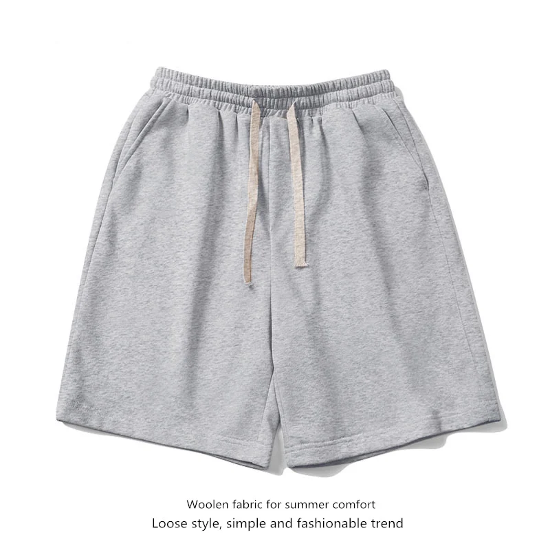 Mens Summer Plus-size Straight-leg Black Loose-fit Casual Knit — image 1