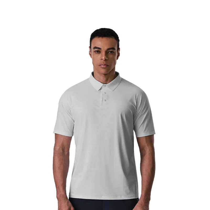 Mens Sun-protective Quick-drying Polo Shirt With A Turn-down Collar And Short Sleeves — image 6