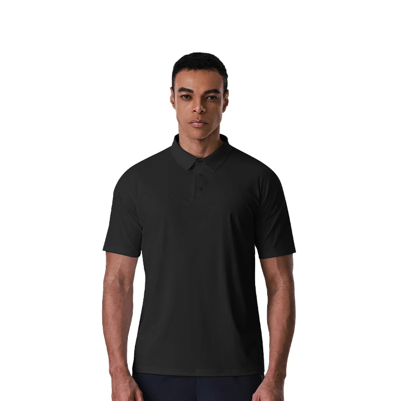 Mens Sun-protective Quick-drying Polo Shirt With A Turn-down Collar And Short Sleeves — image 7