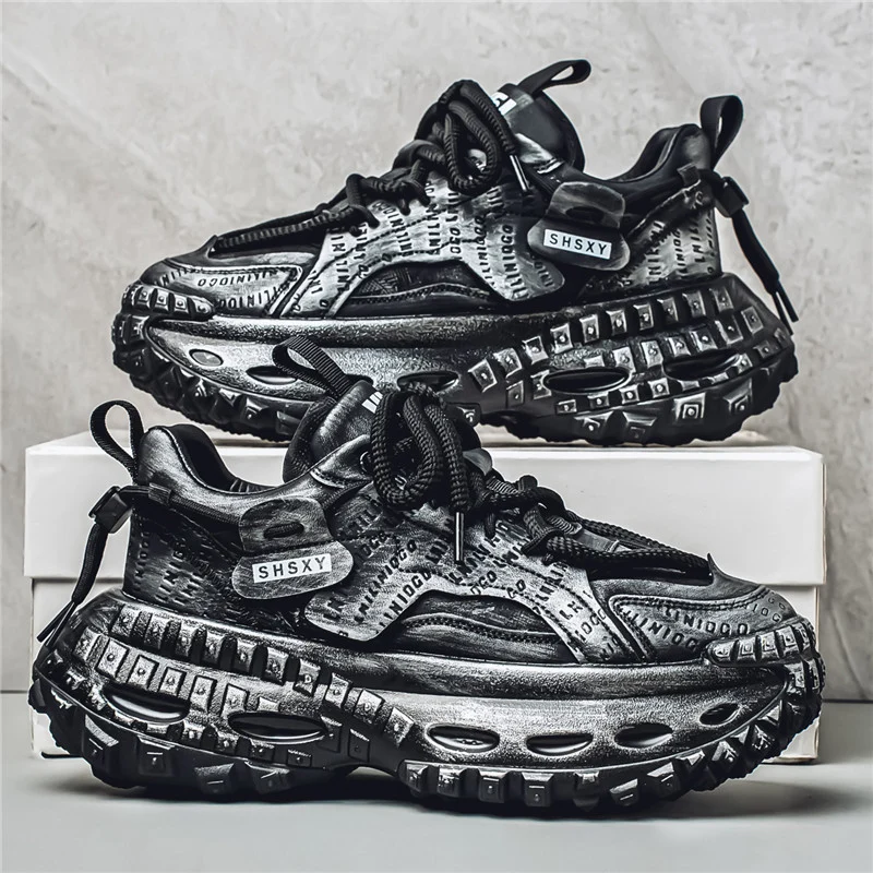 Mens Thick-soled Height-increasing Casual Shoes — image 2