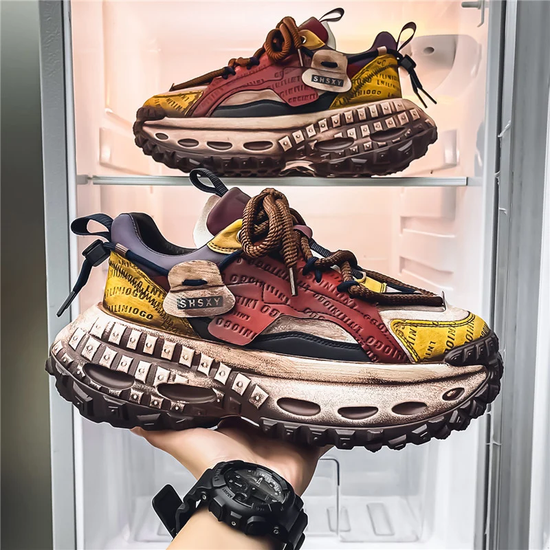 Mens Thick-soled Height-increasing Casual Shoes — image 4