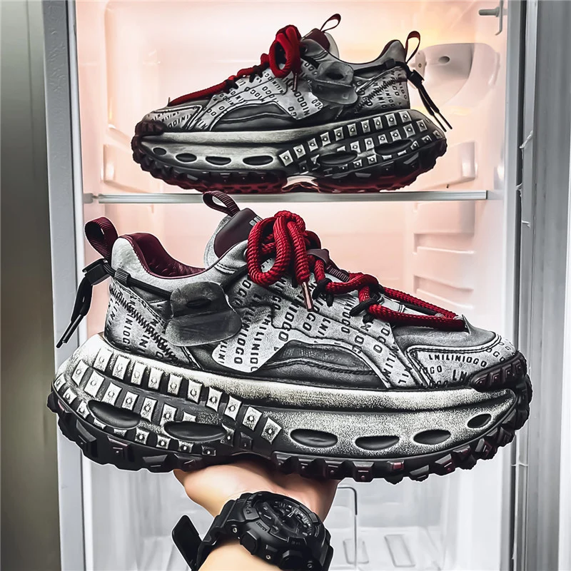 Mens Thick-soled Height-increasing Casual Shoes — image 8
