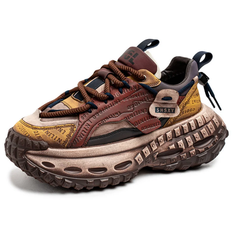 Mens Thick-soled Height-increasing Casual Shoes — image 7