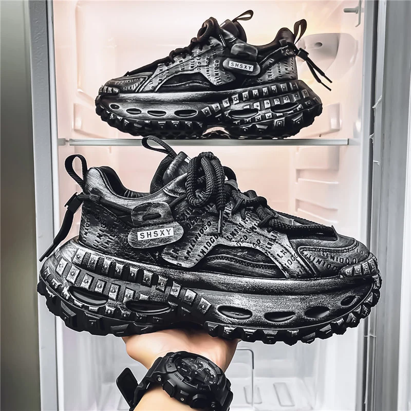 Mens Thick-soled Height-increasing Casual Shoes — image 3