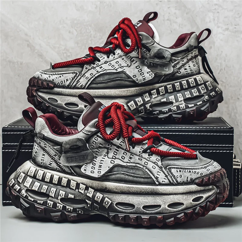 Mens Thick-soled Height-increasing Casual Shoes — image 5