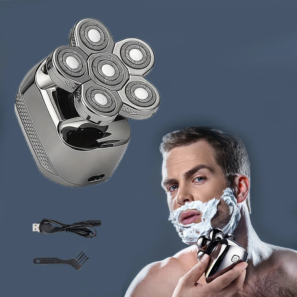 Mens Waterproof 6D Floating Electric Shaver — image 5