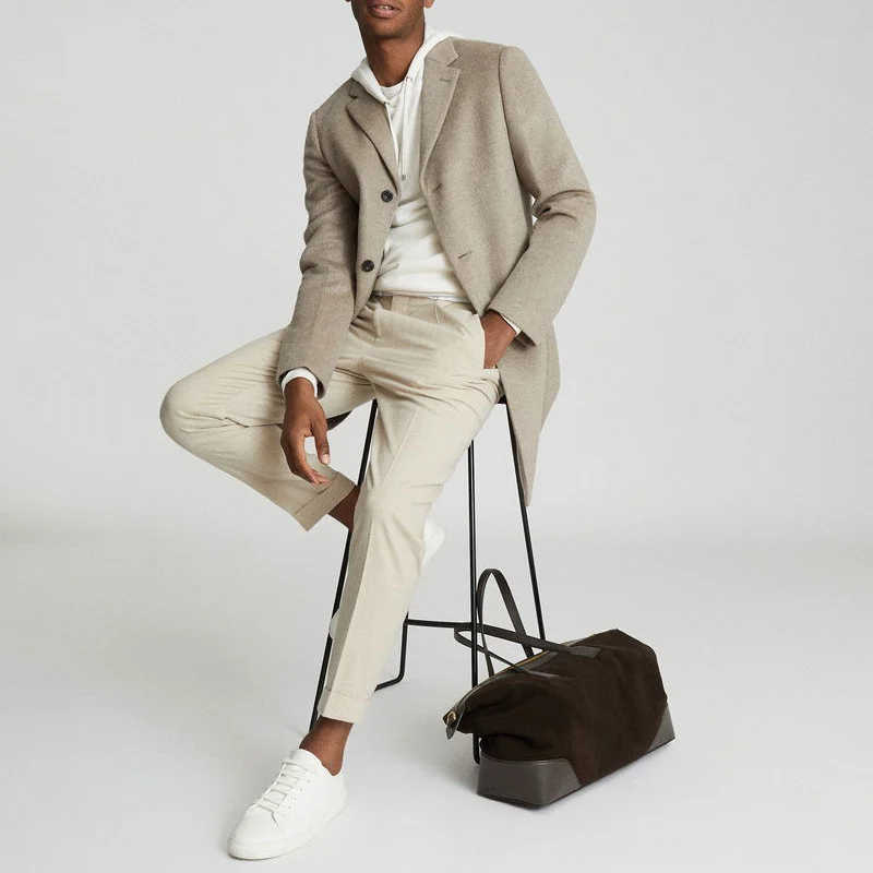 Mens Wool Overcoat — image 5