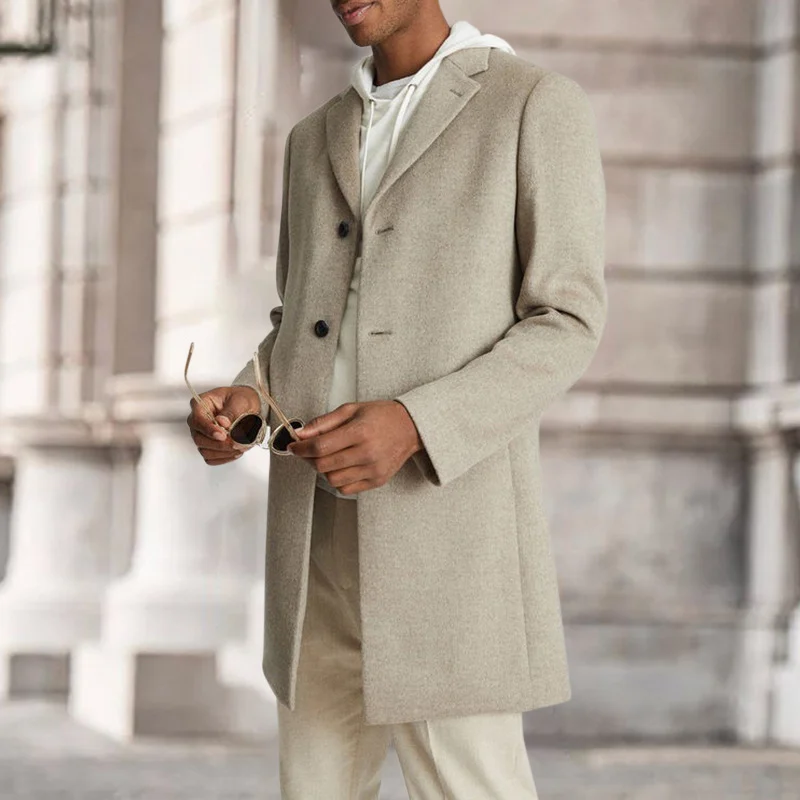 Mens Wool Overcoat — image 3