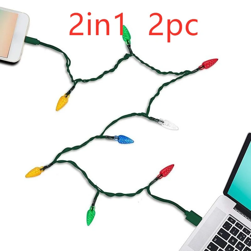 Merry Christmas Light Led Usb Charging Cable Charger Cord With Lights For Room… — image 13