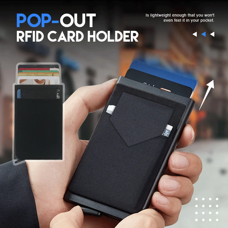 Metal Credit Card Holder Smart Wallet — image 5