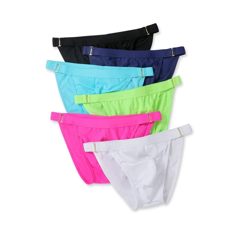Metal Side-buckle Triangle Swim Briefs — image 2