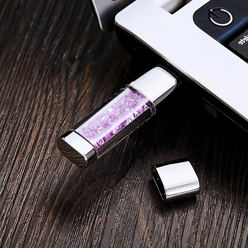 Metallic Fashion Creative Gift Diamond USB Drive — image 3
