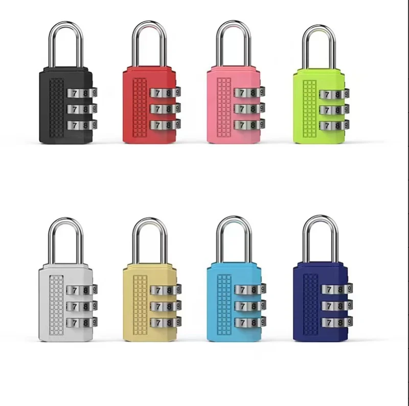 Mini Digital Combination Lock-zinc Alloy-red-1 Handle — image 5