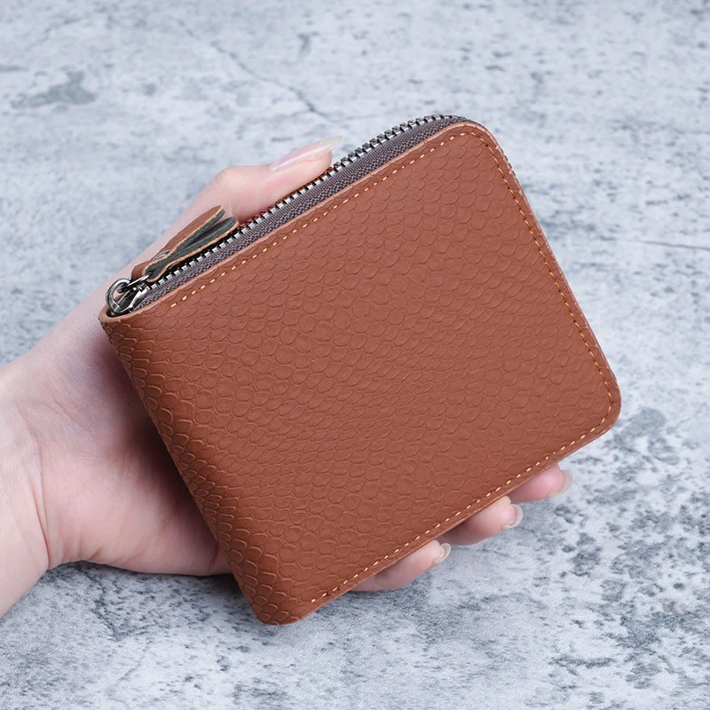 Minimalist Bi-fold Wallet Mens Short — image 6