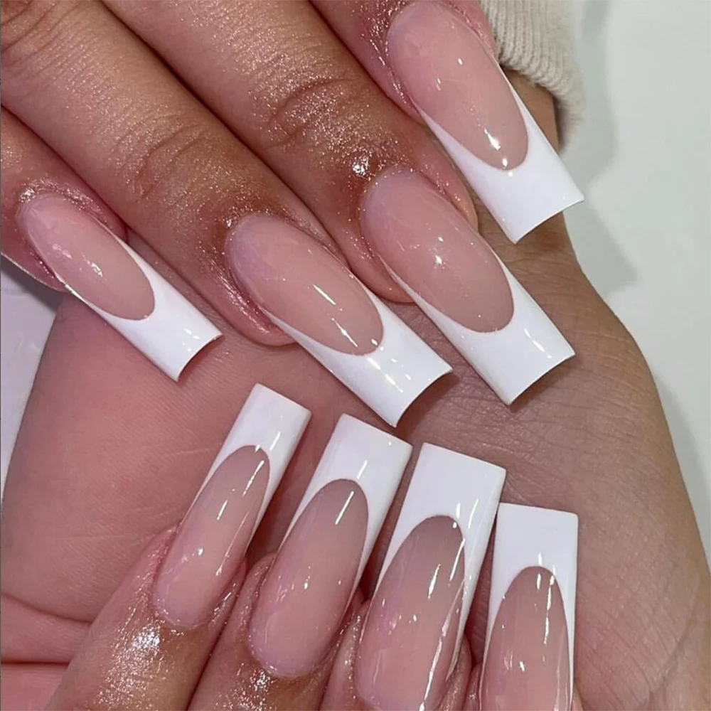 Minimalist French-style Press-on Nails — image 2