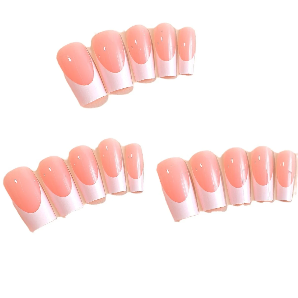 Minimalist French-style Press-on Nails — image 3