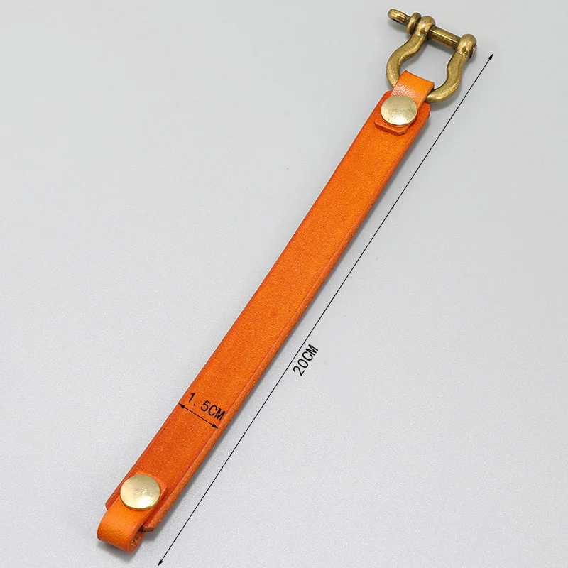 Minimalist Horseshoe-clasp Bracelet Made Of First-layer Cowhide Leather — image 4