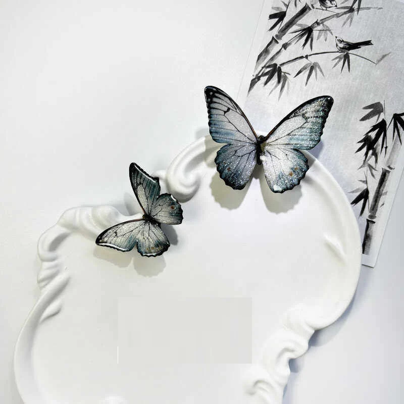 Minimalist Ink-wash Style Butterfly Hair Clip — image 6
