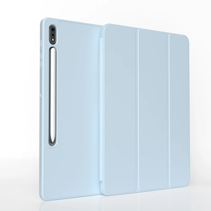 Minimalist Solid Color S8S9 Tablet Case With Pen Slot — image 3