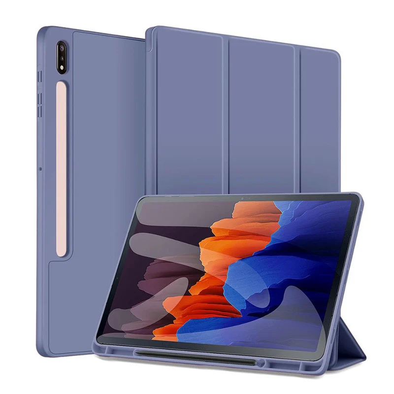 Minimalist Solid Color S8S9 Tablet Case With Pen Slot — image 6