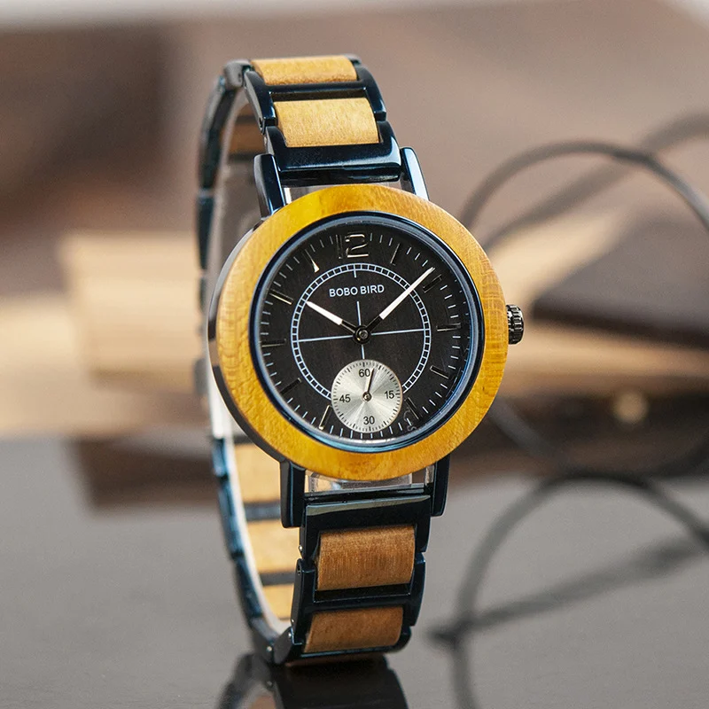 Minimalist-style Classic Wooden Analog Quartz Watch — image 2