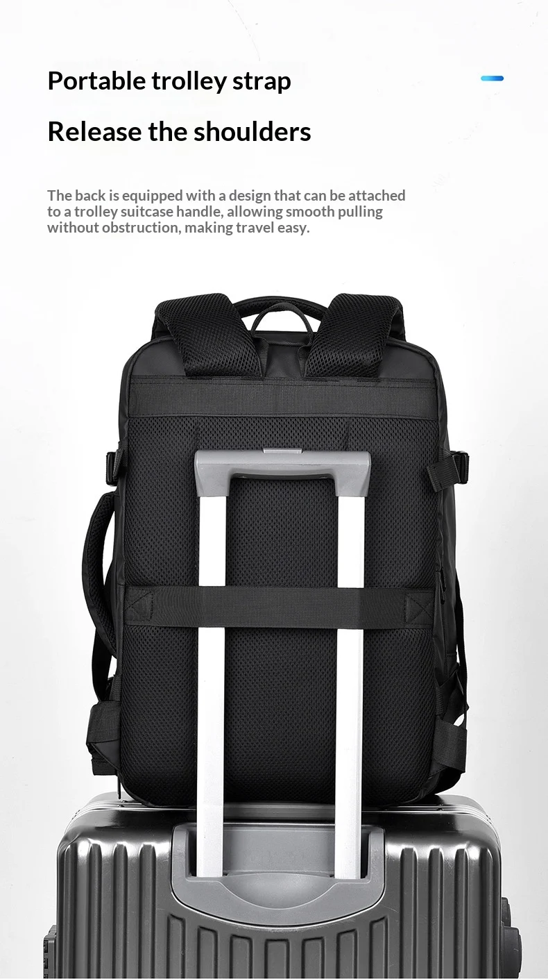 Minimally Designed Men's Business Backpack With A High-end Feel For Trips, Large… — image 7