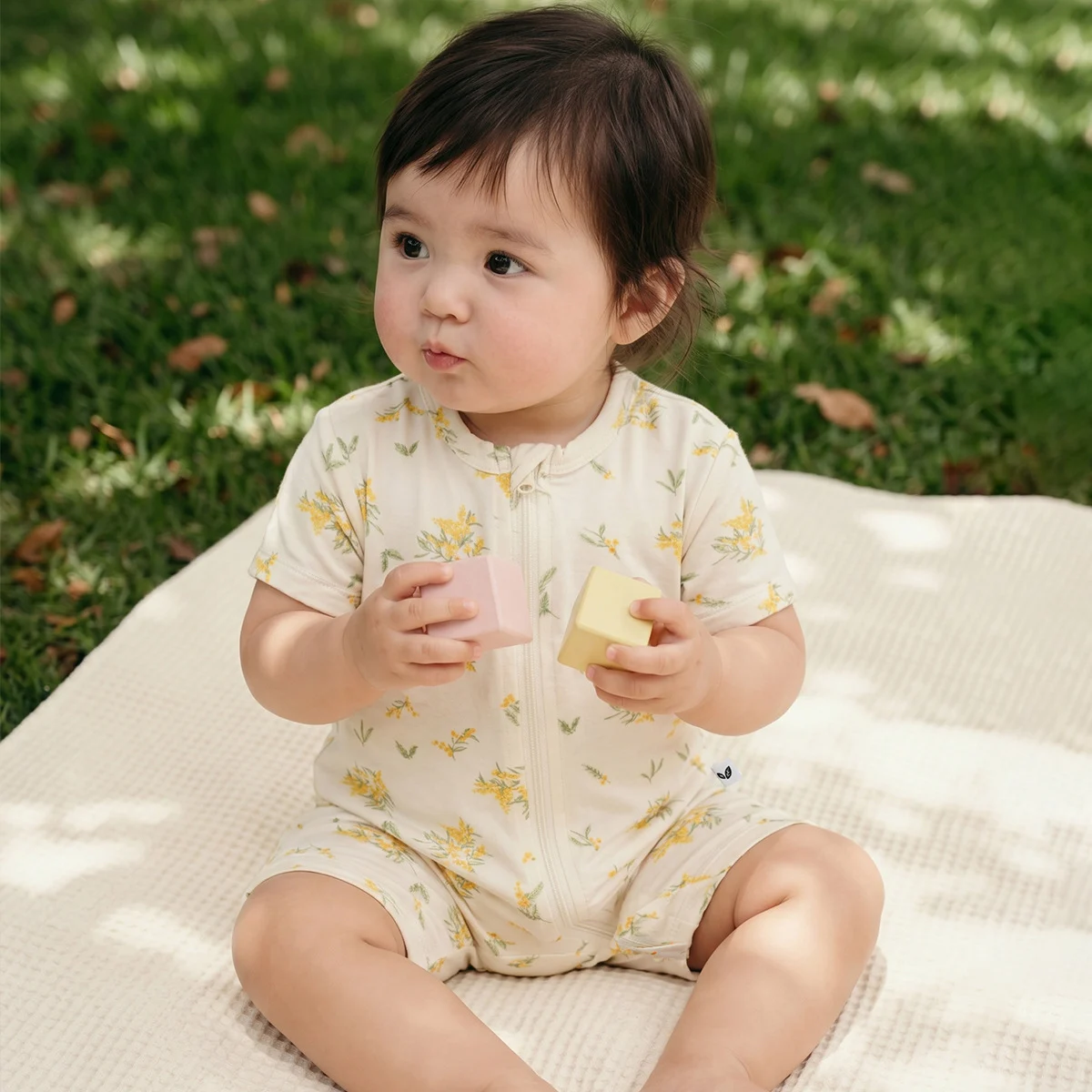 Mint Baby Romper With Zipper Summer Clothes For Boys And Girls — image 4