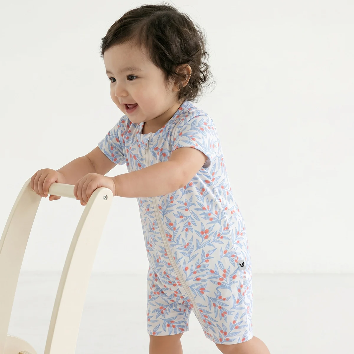 Mint Baby Romper With Zipper Summer Clothes For Boys And Girls — image 9
