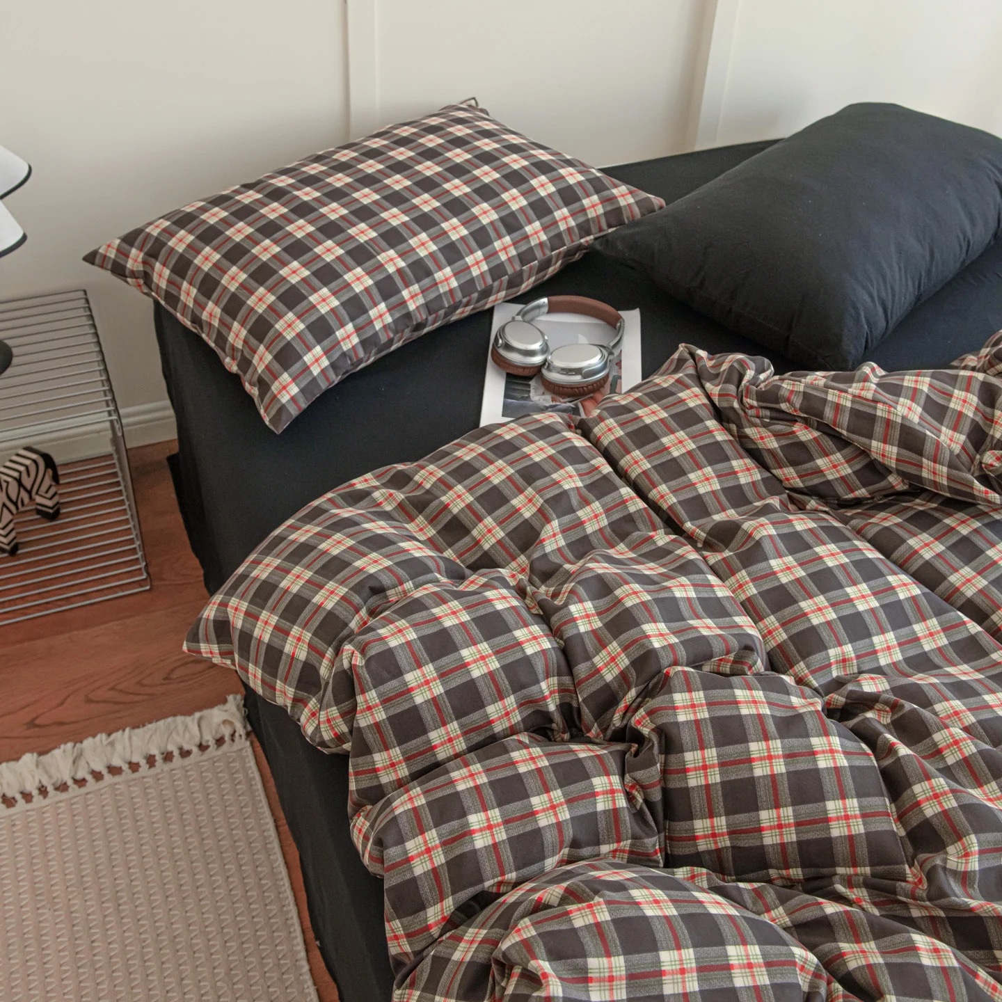 Mix-and-match Skin-friendly Washed Cotton Four-piece Set — image 12
