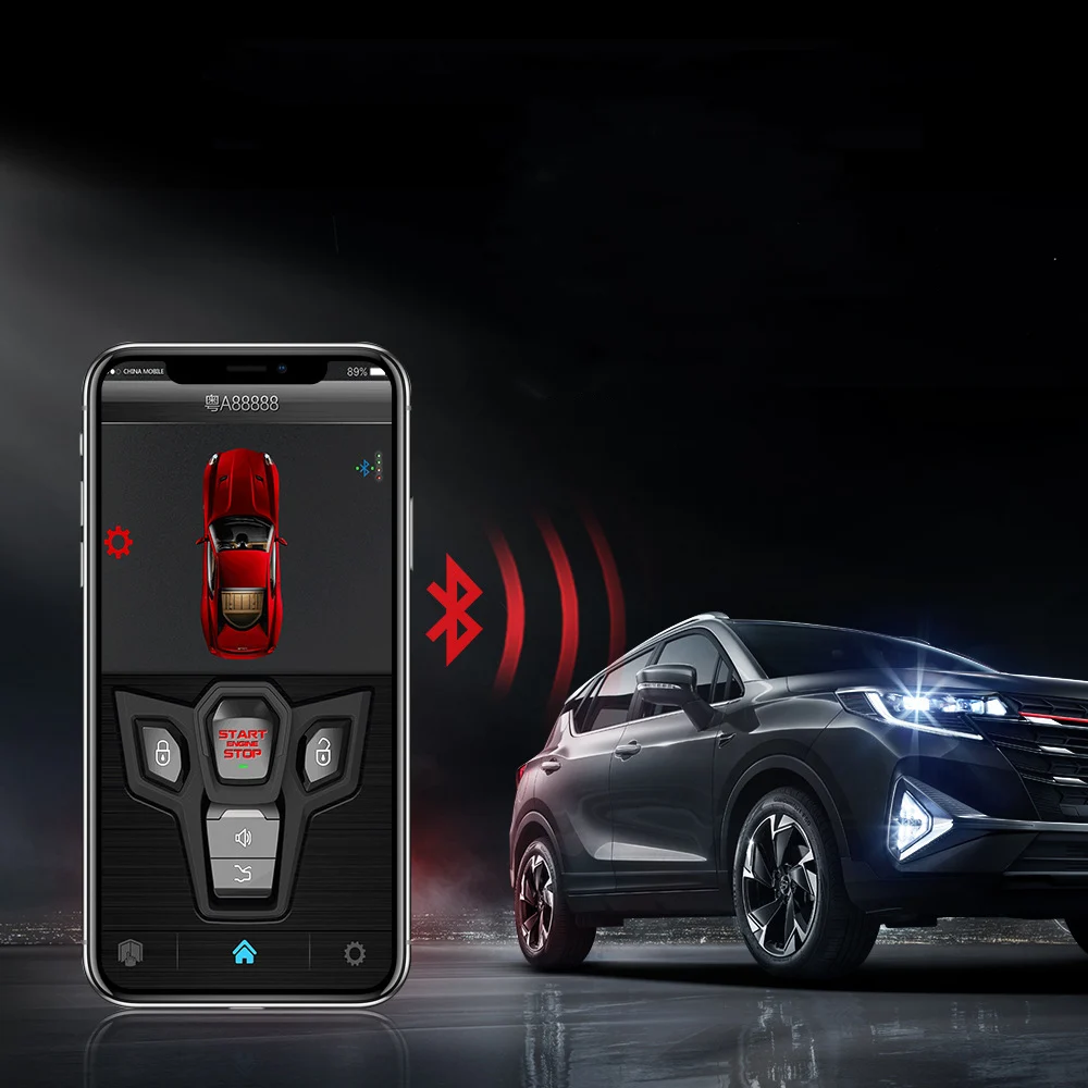 Mobile Phone Control Car One-way Remote One Button To Start The Alarm — image 5