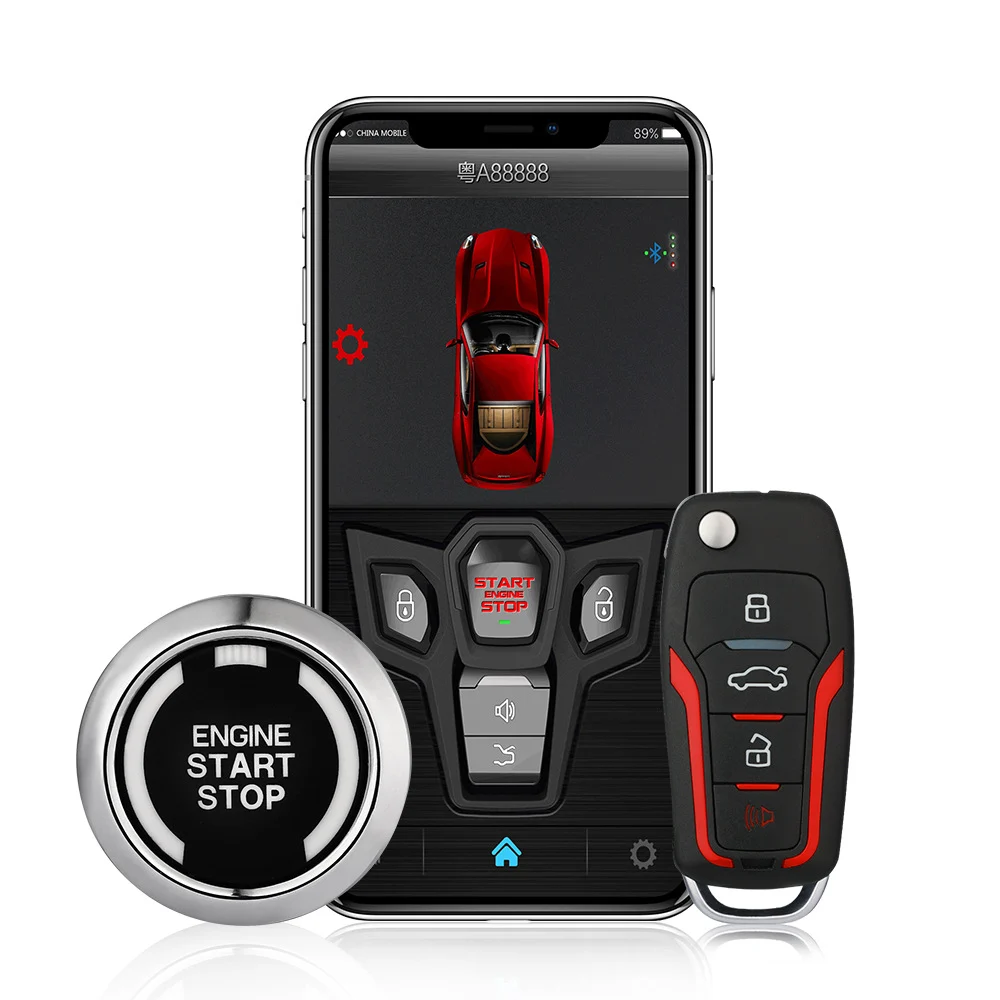 Mobile Phone Control Car One-way Remote One Button To Start The Alarm — image 6
