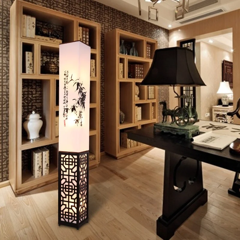 Modern Chinese-style Solid-wood Dimmable LED Desk Lamp — image 4