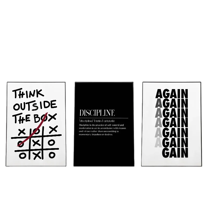Modern Language Art Poster Oil Painting Wall Print — image 5