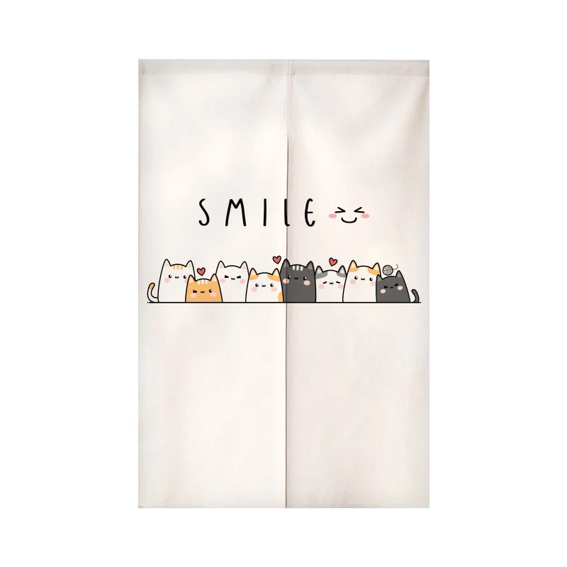 Modern Minimalist Cartoon Half-curtain With Cute Pet Cat Design For Kids Rooms And… — image 9