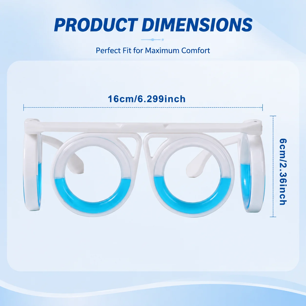 Modern Plastic Anti-motion Sickness Glasses For Halloween Christmas New Year Car… — image 4