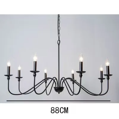 Modern Simple And Light Luxury American Wrought Iron Chandelier — image 2